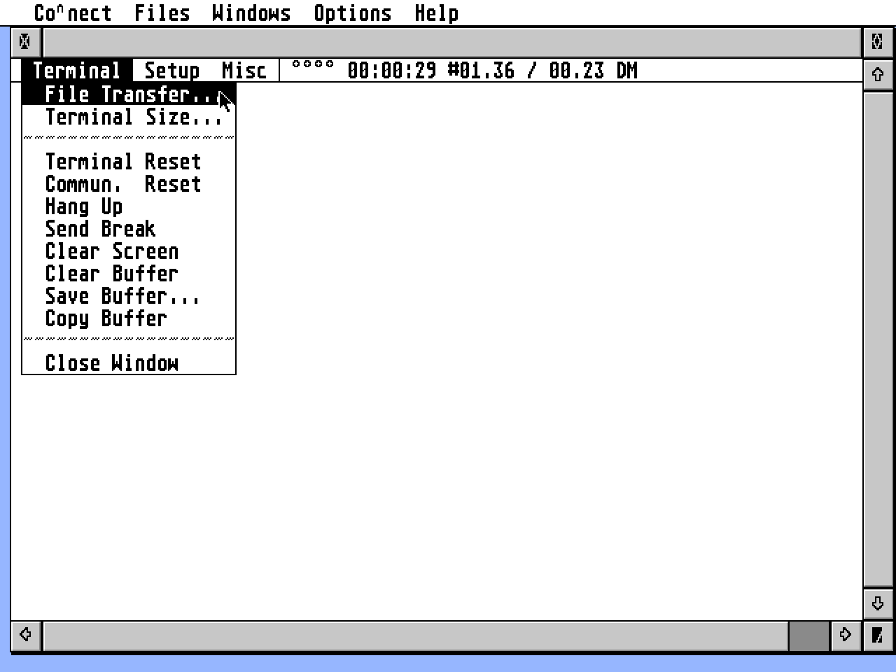 CoNnect atari screenshot